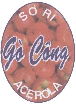 Mẫu nhãn hiệu Sơ Ri Gò Công ACEROLA