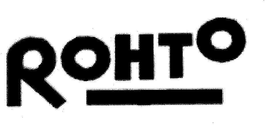 Mẫu nhãn hiệu ROHTO