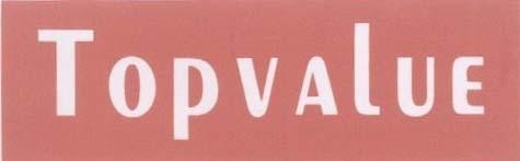 Mẫu nhãn hiệu TOPVALUE