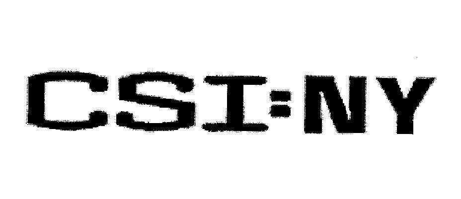 Mẫu nhãn hiệu CSI:NY