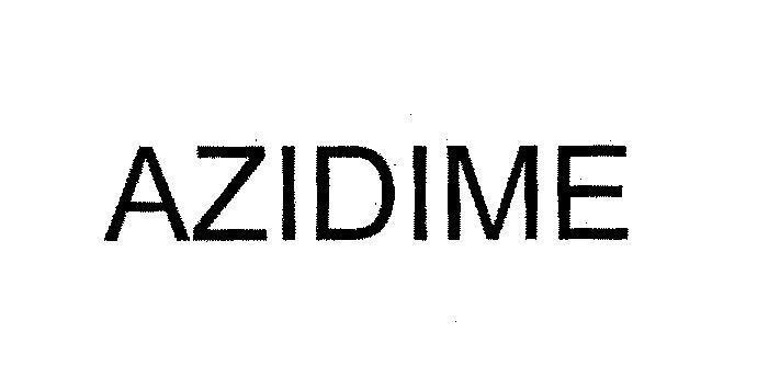 Mẫu nhãn hiệu AZIDIME