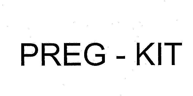Mẫu nhãn hiệu PREG - KIT