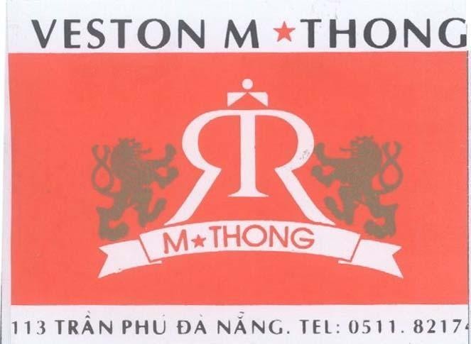 Mẫu nhãn hiệu VESTON M THONG MT