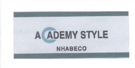 Mẫu nhãn hiệu ACADEMY STYLE NHABECO