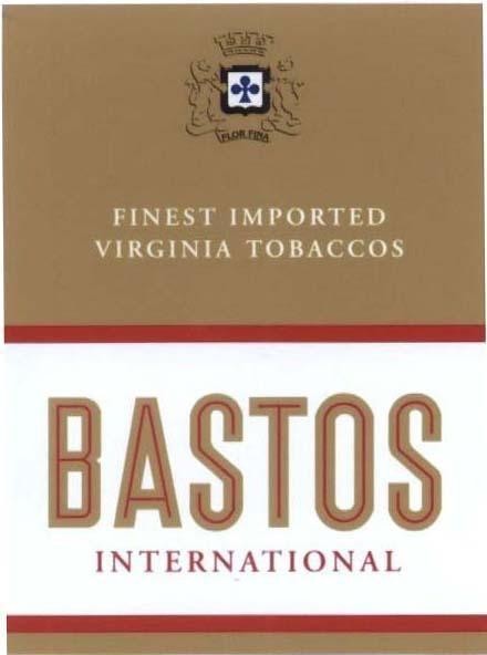 Mẫu nhãn hiệu FINEST IMPORTED VIRGINA TOBACCOS BASTOS INTERNATIONAL