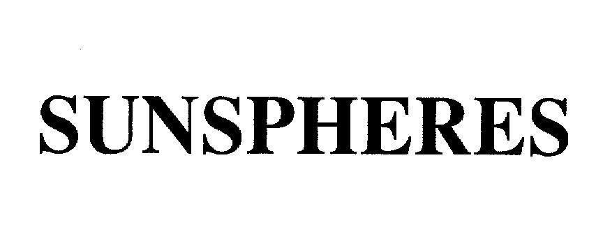 Mẫu nhãn hiệu SUNSPHERES