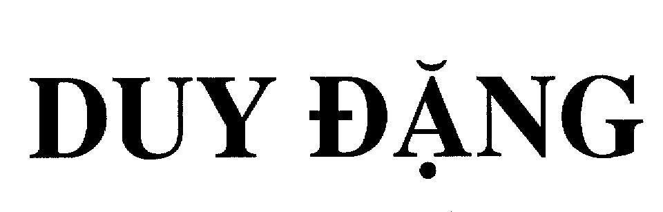 Mẫu nhãn hiệu Duy Đặng