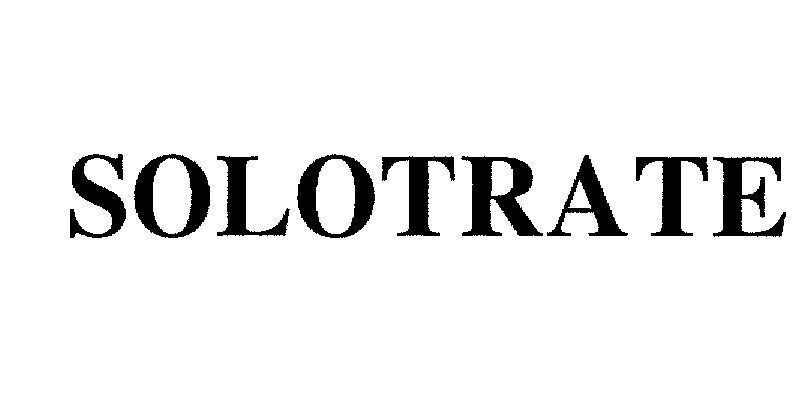 Mẫu nhãn hiệu SOLOTRATE