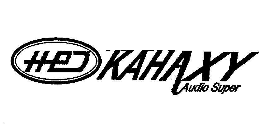 Mẫu nhãn hiệu HPD KAHAXY AUDIO SUPER
