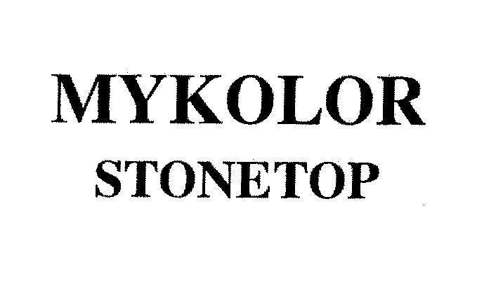 Mẫu nhãn hiệu MYKOLOR STONETOP