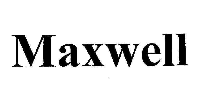 Mẫu nhãn hiệu MAXWELL