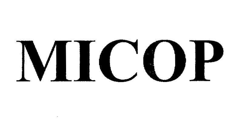 Mẫu nhãn hiệu MICOP