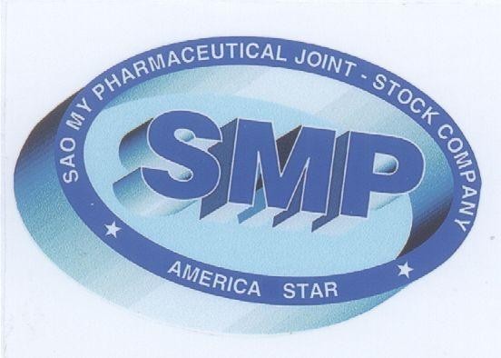Mẫu nhãn hiệu SAO MY PHARMACEUTICAL JOINT STOCK COMPANY SMP AMERICA STAR