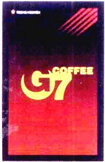 Mẫu nhãn hiệu TRUNG NGUYÊN COFFEE G7
