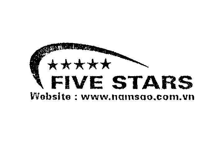 Mẫu nhãn hiệu FIVE STARS WWW.NAMSAO.COM.VN