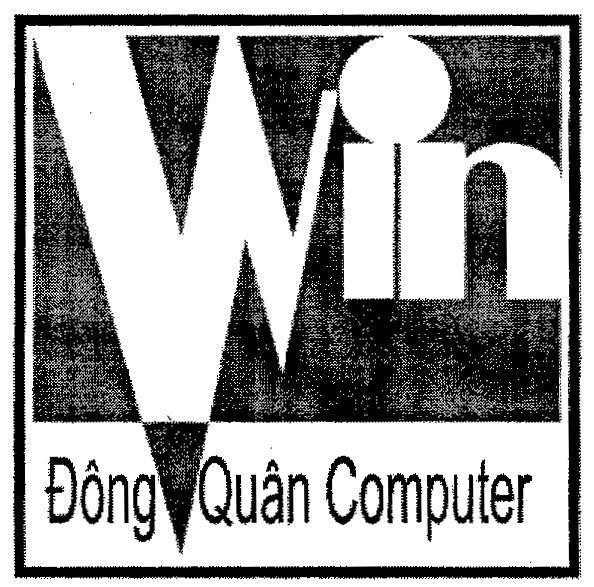Mẫu nhãn hiệu WIN ĐONG QUAN COMPUTER