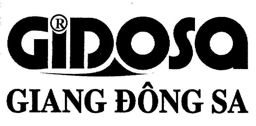 Mẫu nhãn hiệu GIDOSA Giang Đông Sa