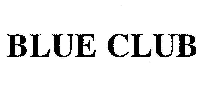 Mẫu nhãn hiệu BLUE CLUB
