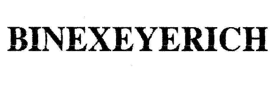 Mẫu nhãn hiệu BINEXEYERICH