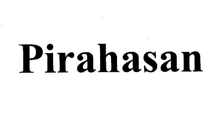 Mẫu nhãn hiệu PIRAHASAN