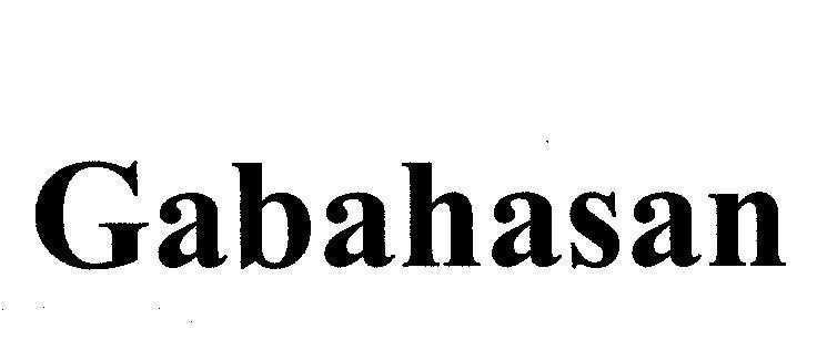 Mẫu nhãn hiệu GABAHASAN