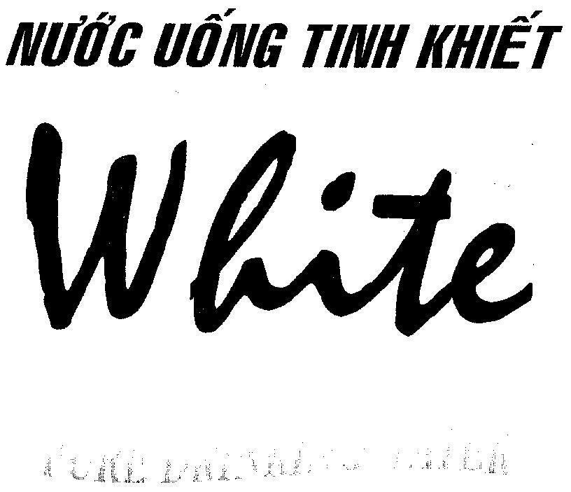 Mẫu nhãn hiệu Nước uống tinh khiết WHITE PURE DRINKING WATER