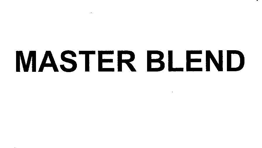 Mẫu nhãn hiệu MASTER BLEND