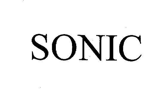 Mẫu nhãn hiệu SONIC