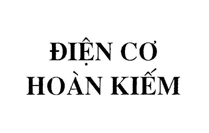 Mẫu nhãn hiệu Điện Cơ Hoàn Kiếm
