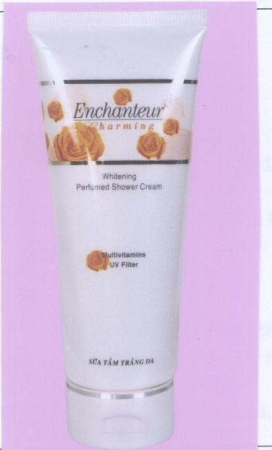 Mẫu nhãn hiệu ENCHANTEUR CHARMING SUA TAM TRANG DA WHITENING PERFUMED SHOWER CREAM MULTIVITAMINS