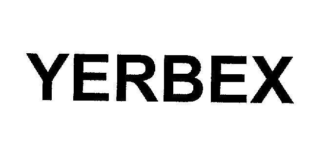 Mẫu nhãn hiệu YERBEX