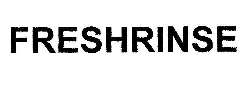 Mẫu nhãn hiệu FRESHRINSE