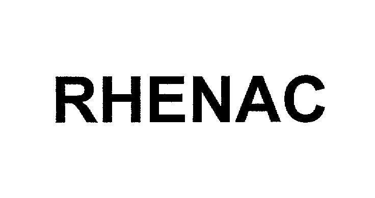 Mẫu nhãn hiệu RHENAC