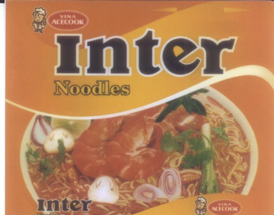 Mẫu nhãn hiệu VINA ACECOOK INTER NOODLES TOP RAMEN