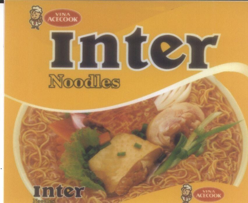 Mẫu nhãn hiệu VINA ACECOOK INTER NOODLES TOP RAMEN