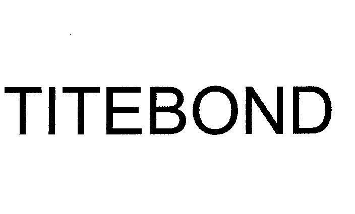 Mẫu nhãn hiệu TITEBOND