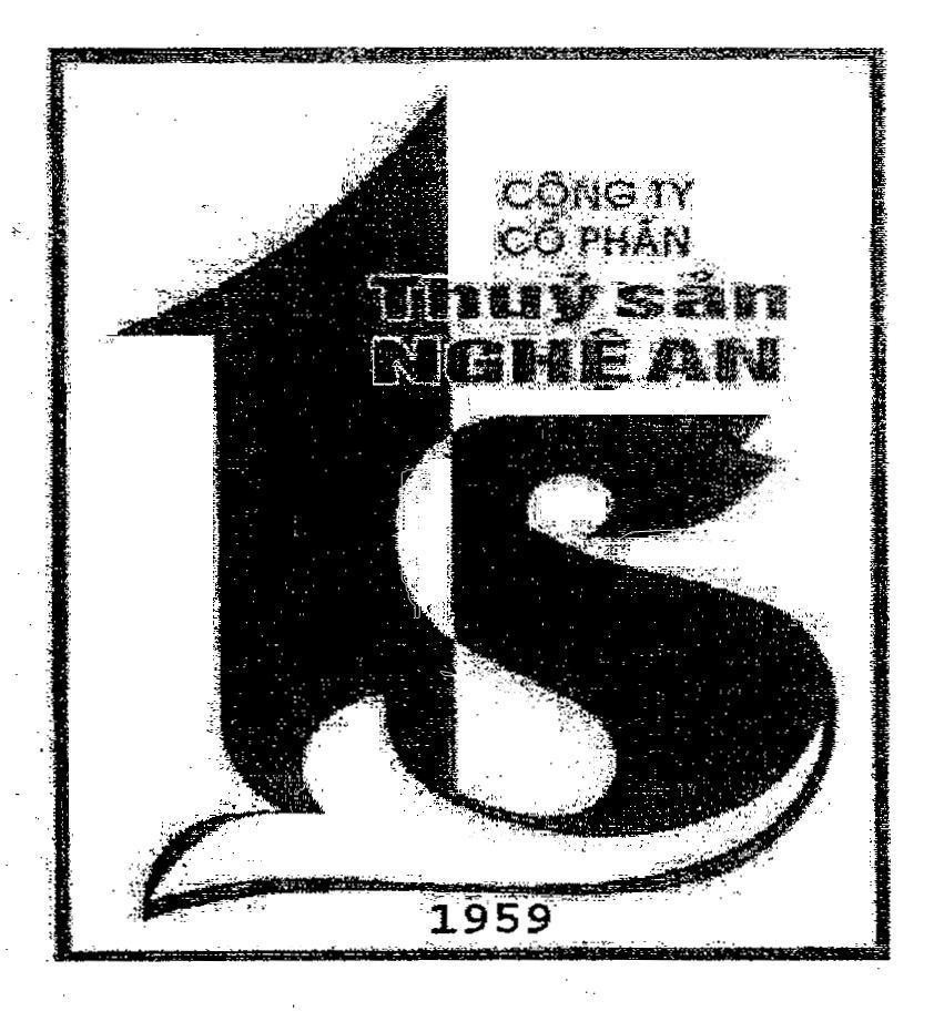 Mẫu nhãn hiệu CÔNG TY Cổ PHầN THUỷ SảN NGHệ AN TS 1959