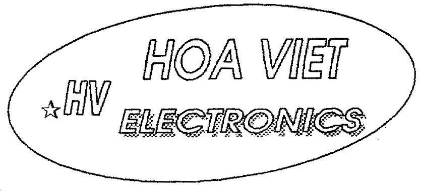 Mẫu nhãn hiệu HOA VIET HV ELECTRONICS