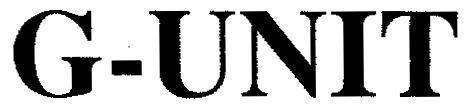 Mẫu nhãn hiệu G-UNIT
