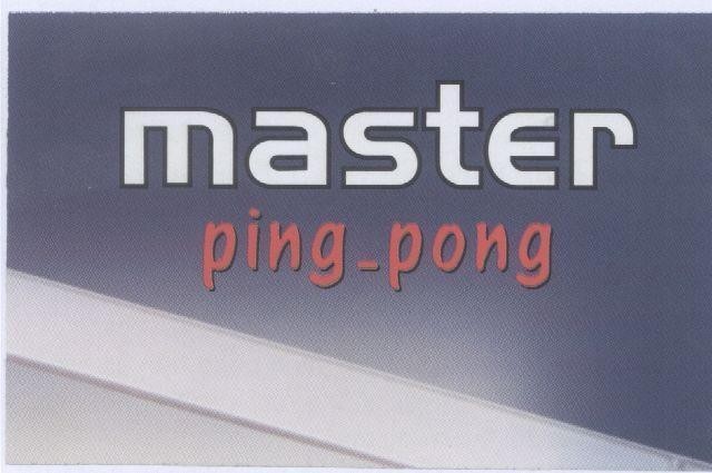 Mẫu nhãn hiệu MASTER PING PONG