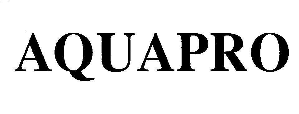 Mẫu nhãn hiệu AQUAPRO