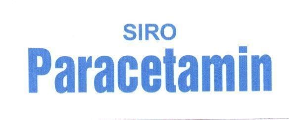 Mẫu nhãn hiệu SIRO PARACETAMIN