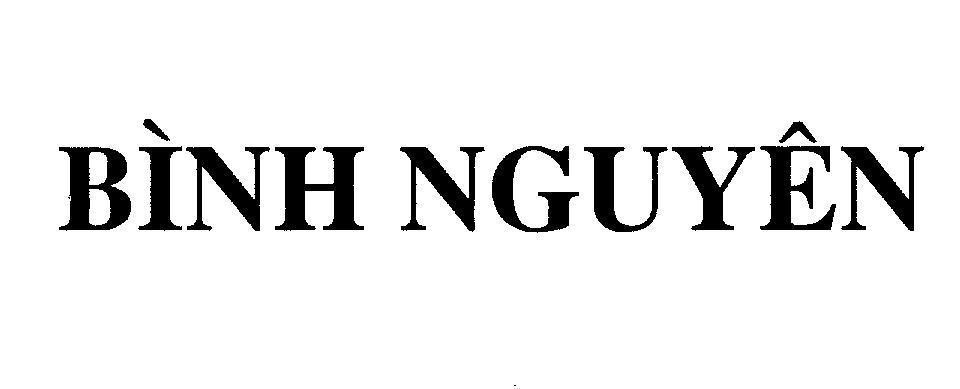 Mẫu nhãn hiệu BìNH NGUYÊN