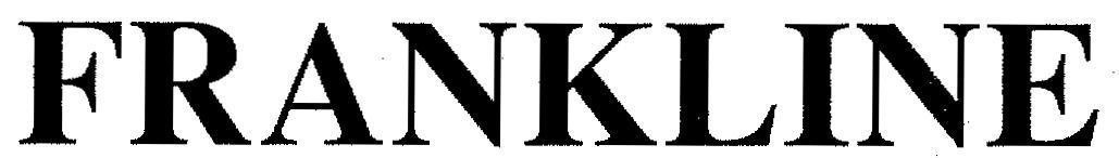 Mẫu nhãn hiệu FRANKLINE