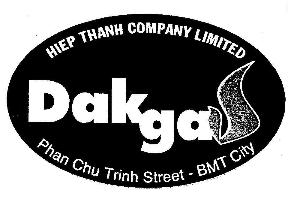 Mẫu nhãn hiệu HIEP THANH COMPANY LIMITED DAKGAS