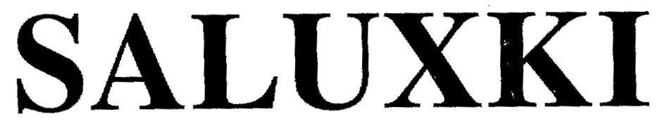 Mẫu nhãn hiệu SALUXKI