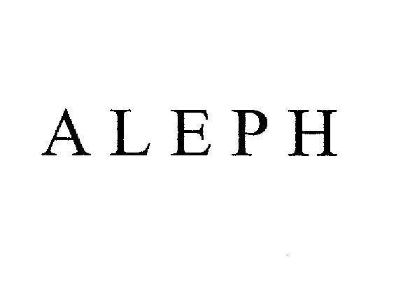 Mẫu nhãn hiệu ALEPH A L E P H