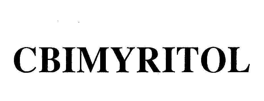 Mẫu nhãn hiệu CBIMYRITOL