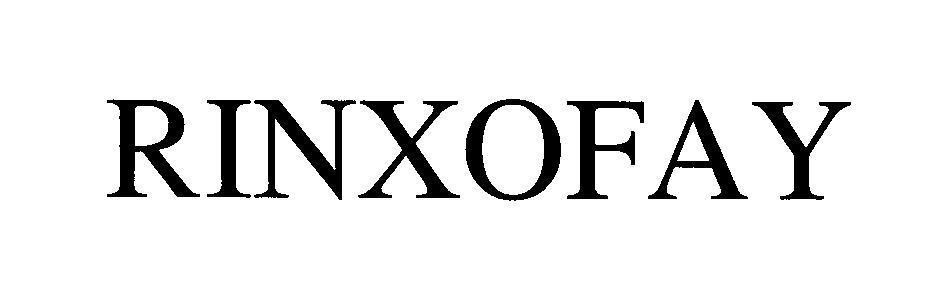 Mẫu nhãn hiệu RIXOFAY