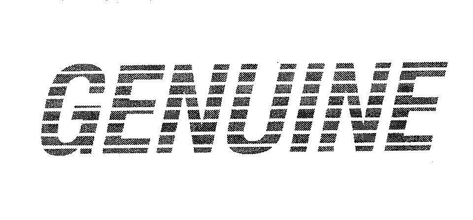 Mẫu nhãn hiệu GENUINE